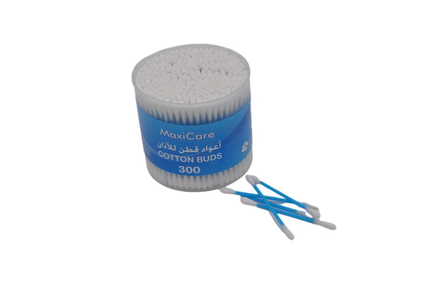 300PCS Cotton Buds in Plastic Box