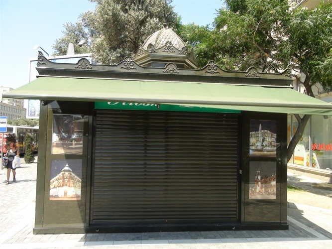 Light Weight and OEM Accepted Outdoor Food Kiosk