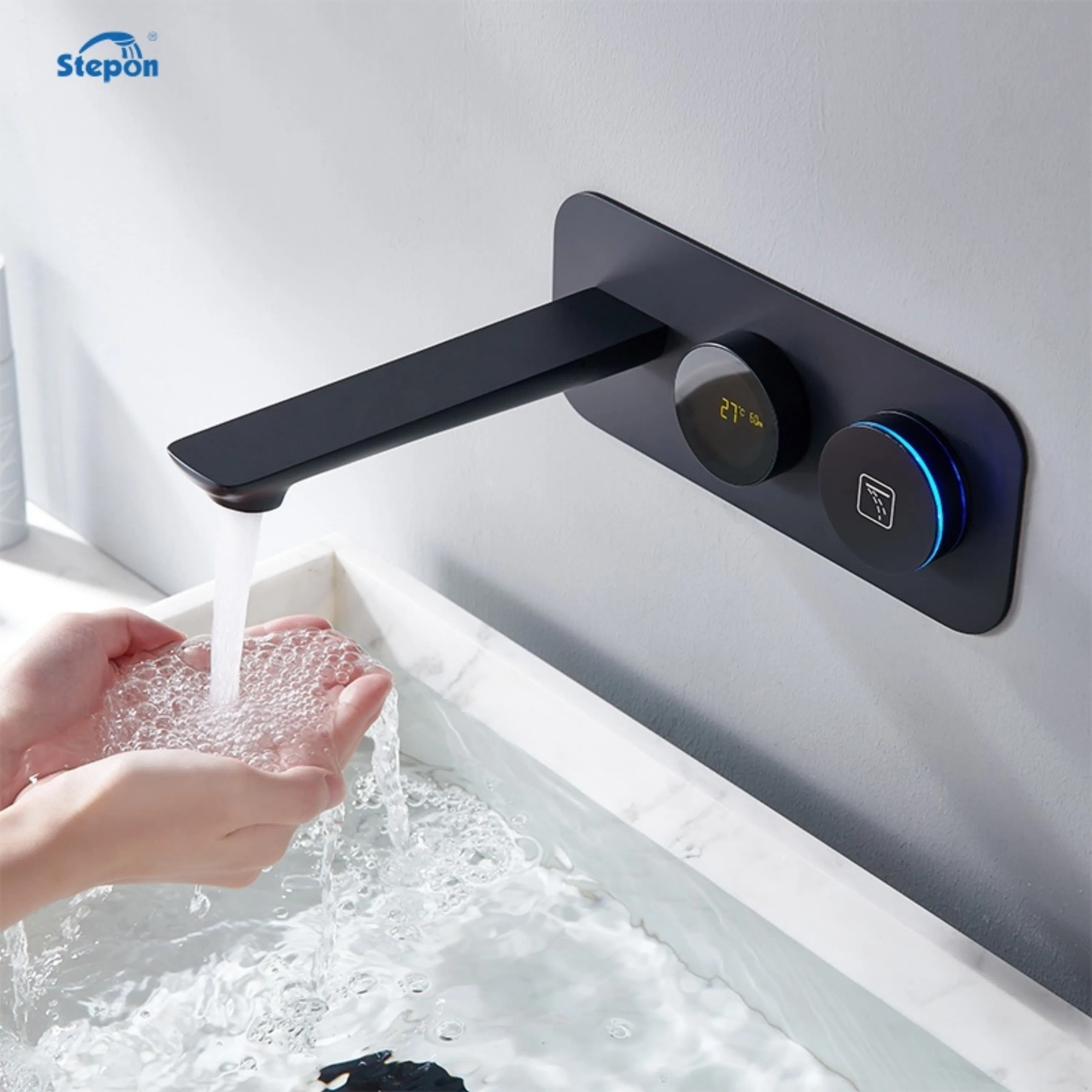 Stepon Smart Faucet TFT Display Touch Control Adjustable Flow 3L-13L Temp Range 25-45ºC Cerohs