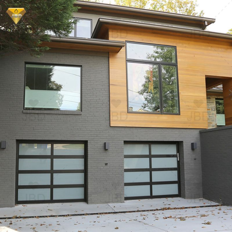 Affordable Heat Insulation Aluminum and Glass Garage Door From China