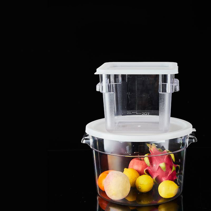 1L/2L/5L/10L Wholesale Plastic Clear Transparent Storage Container Bucket