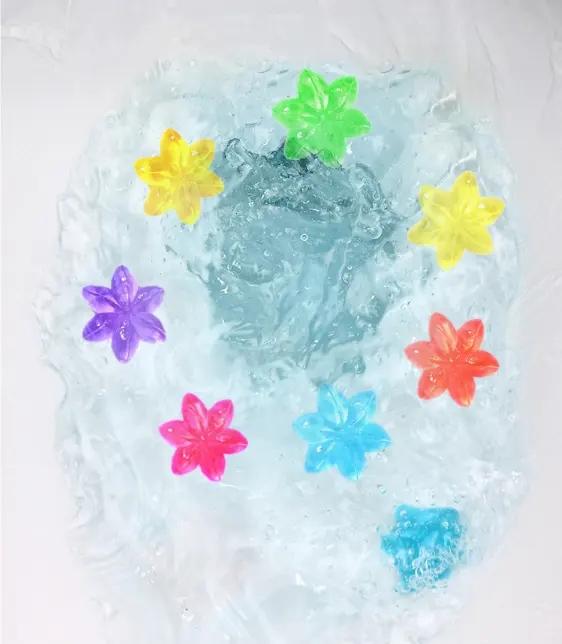 Toilet Stain Removal Cleaning Air Freshener Flower Cleaning Gel Cleaner