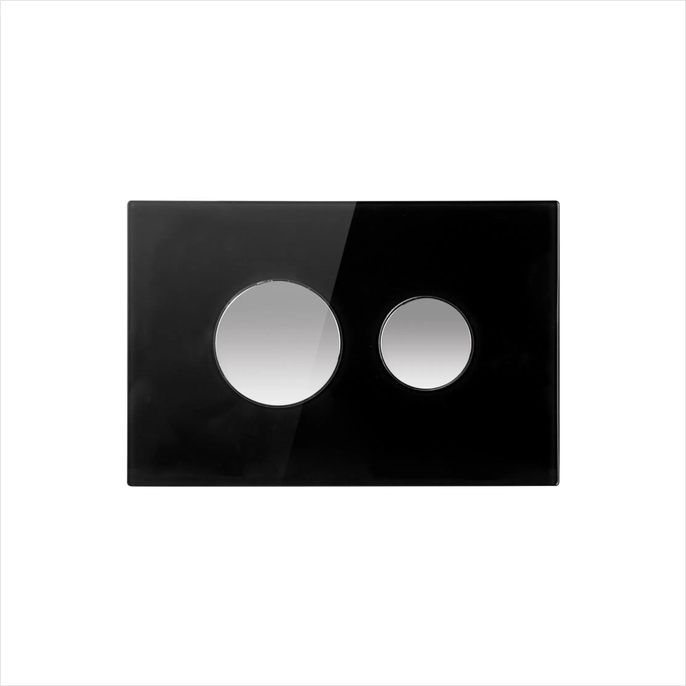 Pneumatic Glass Plating Double Press Concealed Water Tank Switch Button