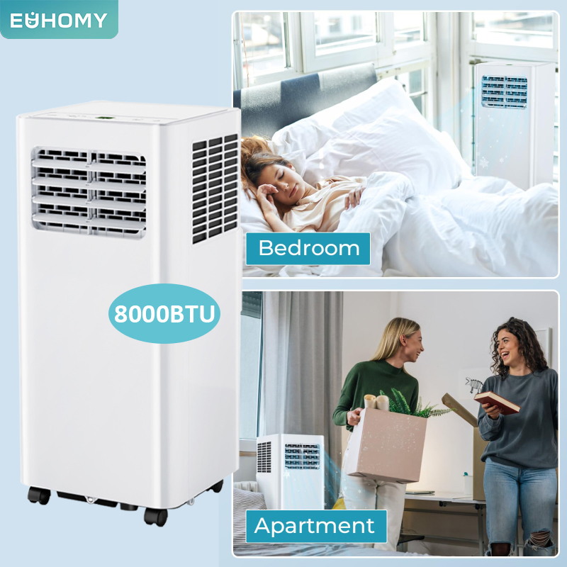 Мобильный кондиционер с осушителем Euhomy 8000 BTU