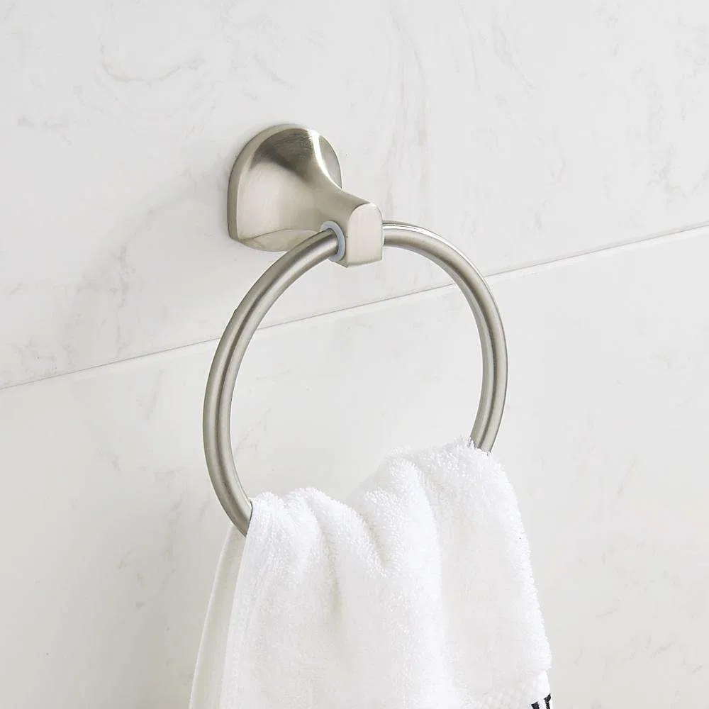 Wall Mounted Zinc Alloy Brushed Nickel Bathroom Accessory Set