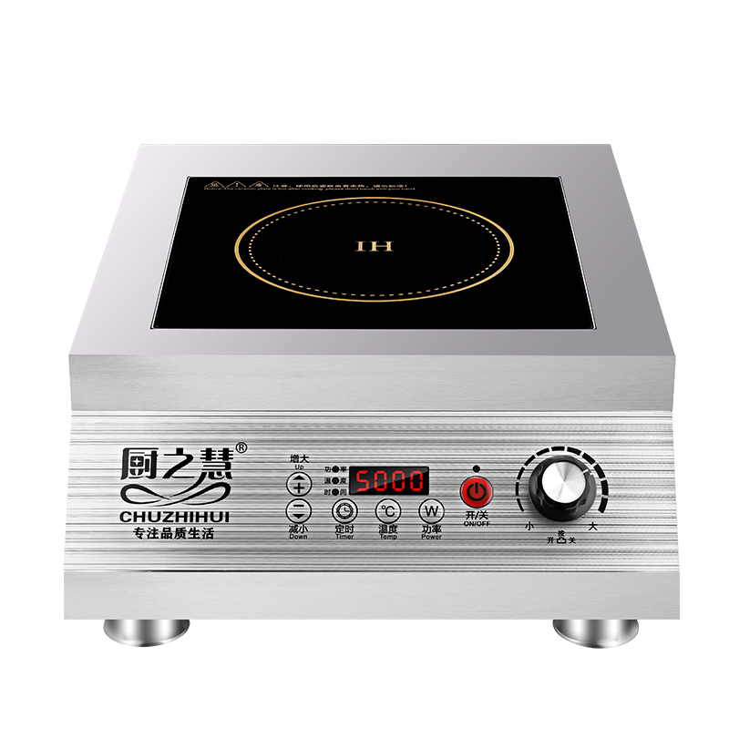 Commercial Energy Efficient Stainless Steel Flat Induction Cooker for Catering