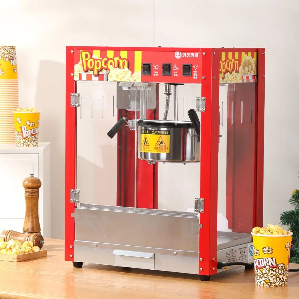 Manufacturer Supply Small Semi-Automatic Popcorn Machine for Retail Stores