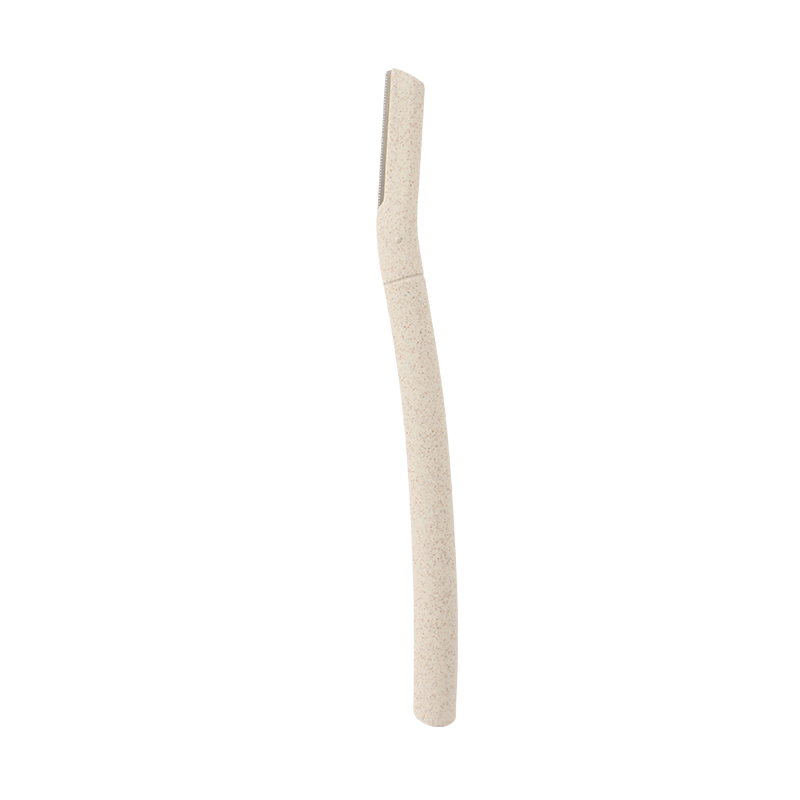 Pack of 12PCS Wheat Straw Biodegradable Material Eyebrow Razor