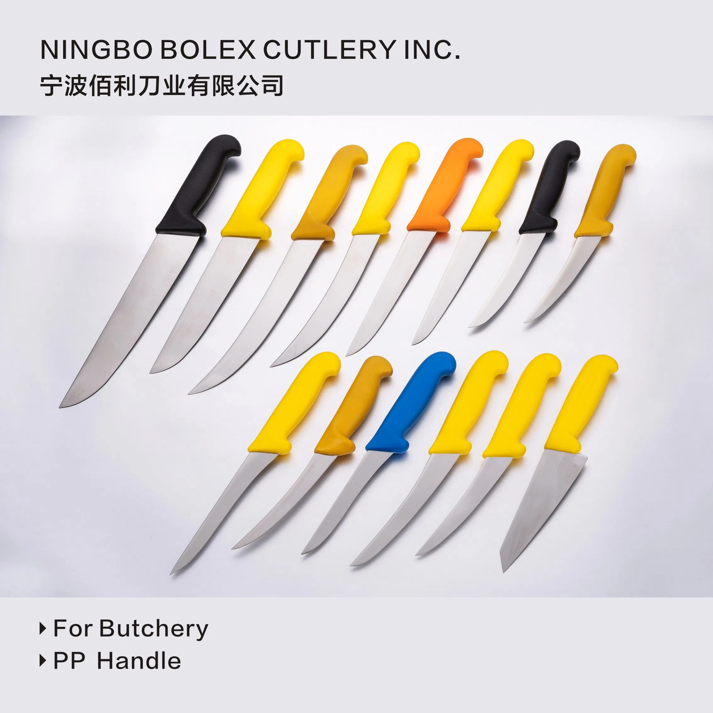 Professional Knives Tools Smallwares for Slaughter Butcher Chef Knives Cutlery