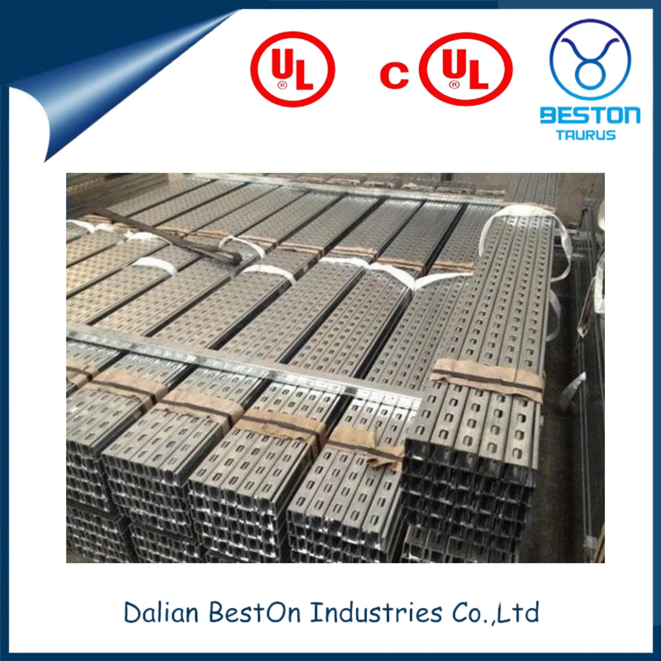 Steel Strut Channel, Slotted C Channel Metal Profile for Structural Support
