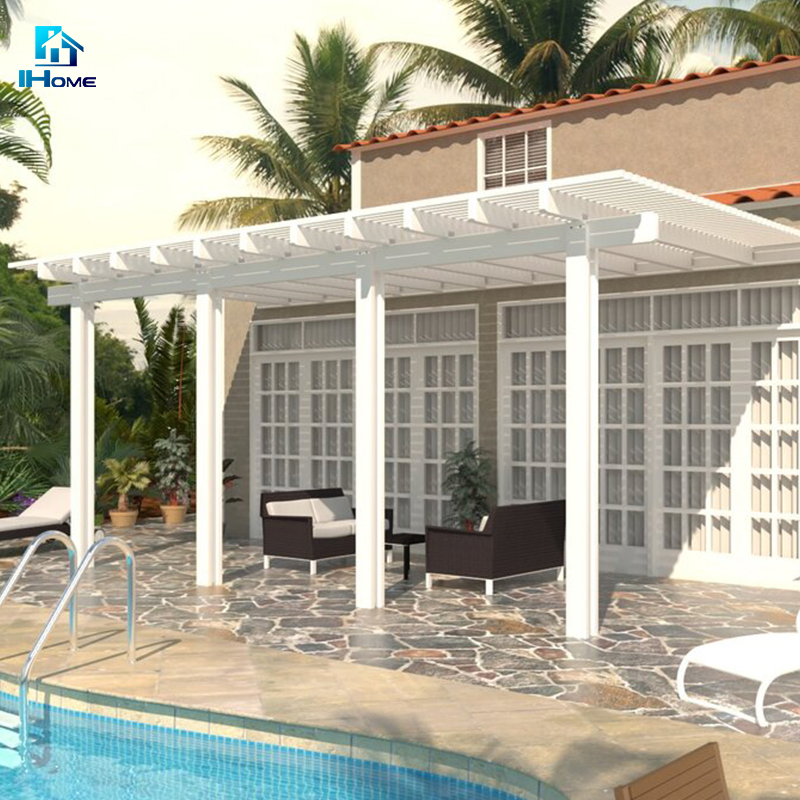 Aluminum Waterproof Sunshade Pergola Outdoor Awning