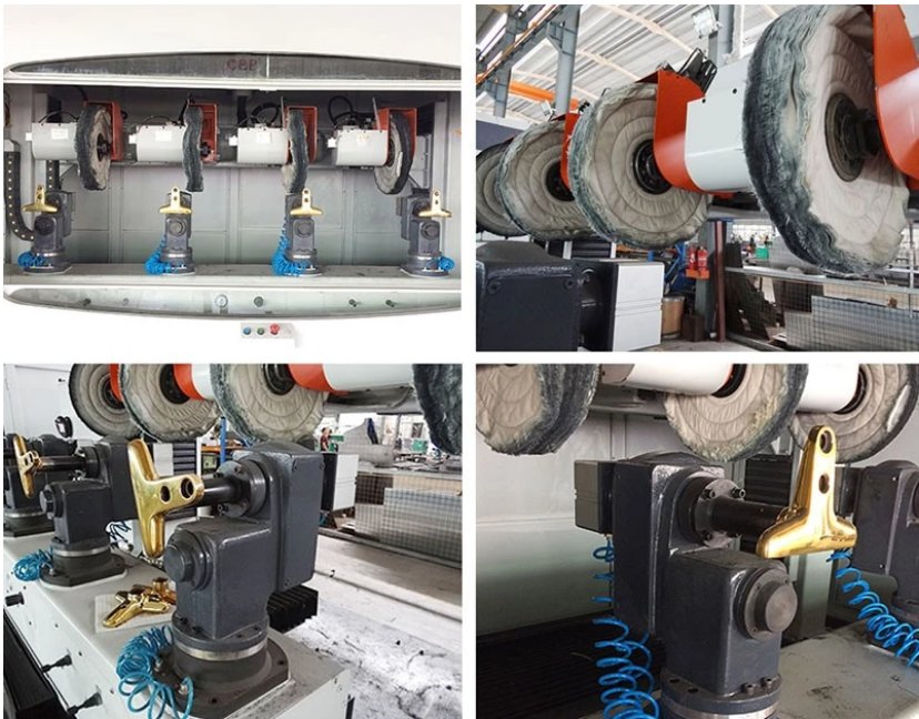 Metal Grinding Brass Metal Polishing Machine