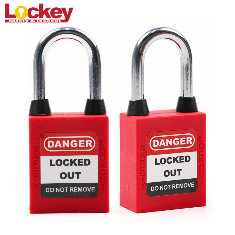 Dust Proof Steel Shackle Padlocks with Master Key