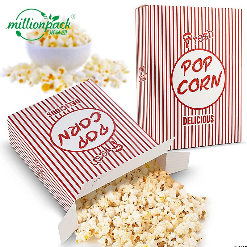 Бумажные ведерки для попкорна оптом