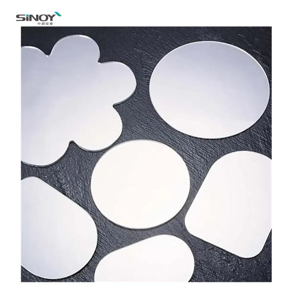 2mm Aluminum Silver Mirror for Makeup Pocket Mirror Small Portable Mirror Glass