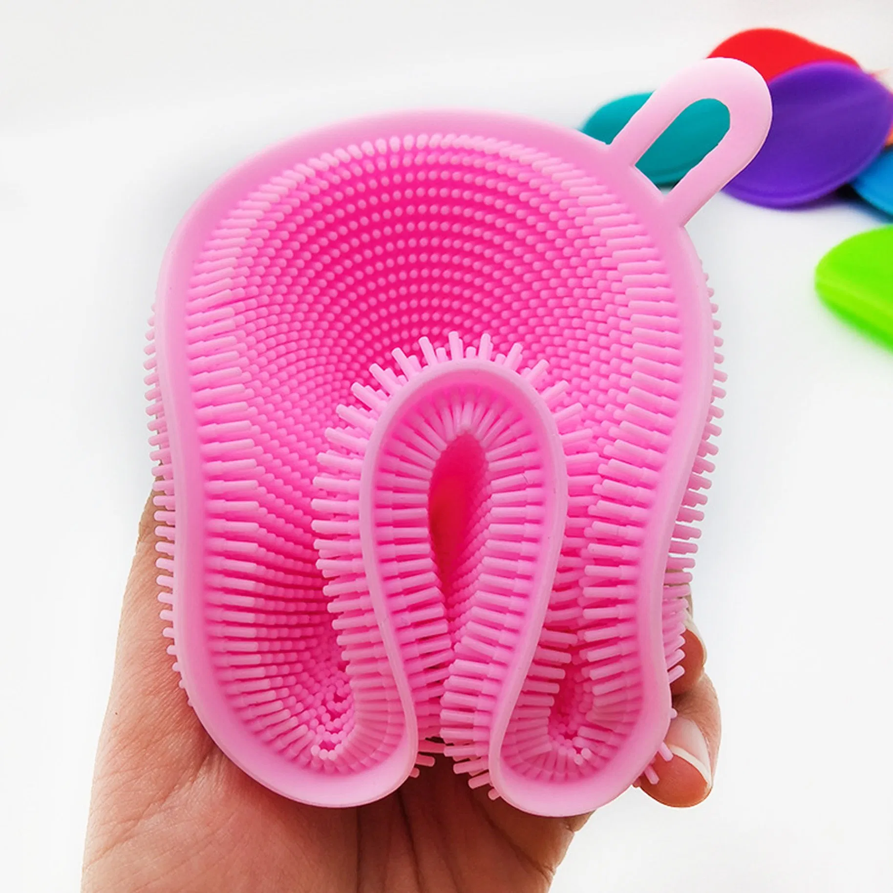 Набор силиконовых губок для мытья посуды, 7 шт.