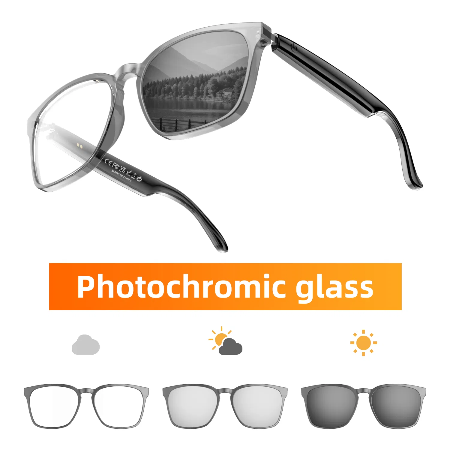 Умные поляризационные очки со звуком