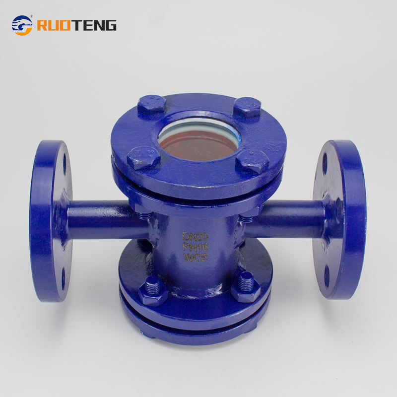 [Ruoteng] Wcb Machinability Customized Flange Circular Tempered Safety Sight Glass Disc