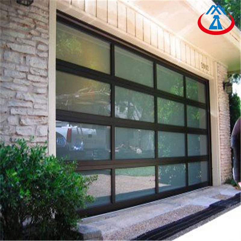 Aluminum Garage Door with Tempered/Frosted Glass