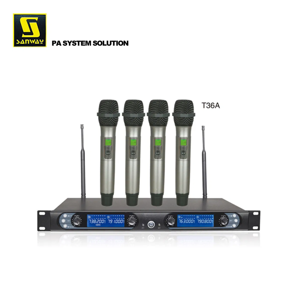 8845c 4 Channel Handholds Wireless Microphone
