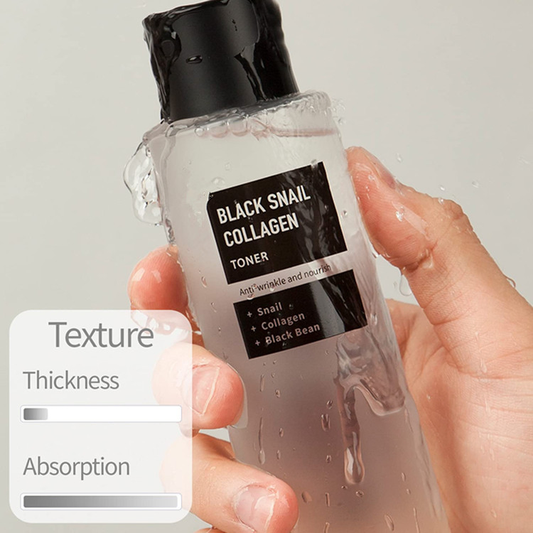 Korean Skin Care Firming and Lifting Skin Black Snail Collagen Toner