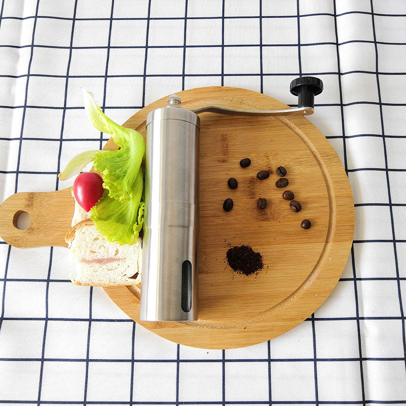 Portable Mini Household Manual Stainless Steel Coffee Grinder Ceramic Burr Hand Crank Coffee Grinder