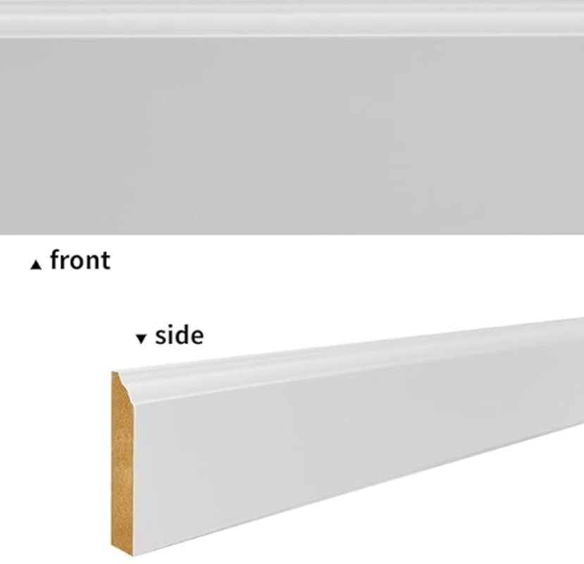 Factory-MDF Skirting Baseboard with Excellent Quality Wall Decor Building Material Accessories Interior Decoration Items Furniture Accessories