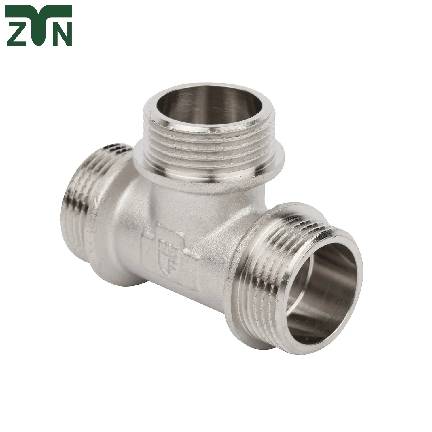 Tee Reducing Thread Connector Compression Brass Fittings Double Ferrule Pipe Fitting