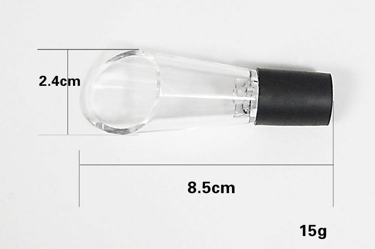 Classical Black Wine Decanter Red Wine Aerator Pourer Bottle Stopper Red Wine Pourer