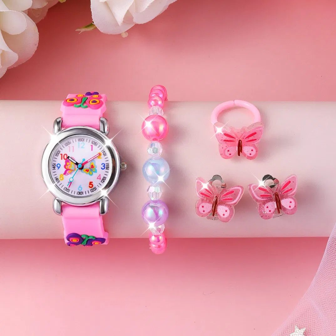 Pink Butterfly Watch Butterfly Accessories Cute Quartz Watch