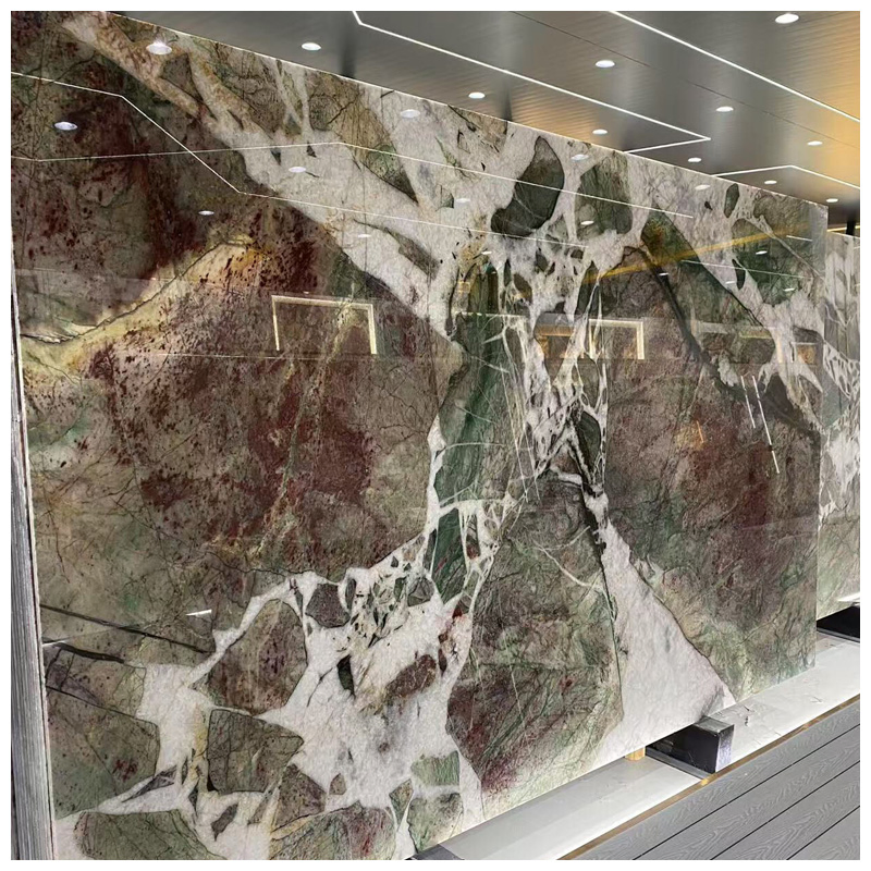 Natura Crystal Quartzite Slabs for Countertops and Tables