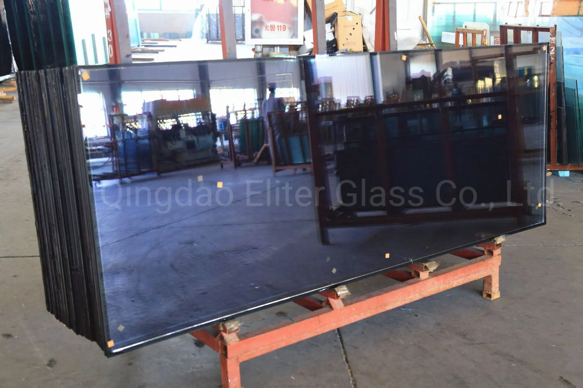 Clear/Tinted/Low Iron Low-E Reflective Toughened Igu Heat-Insulating Shielding Sound Insulation Insulated Glass for Curtain Wall/Window/Skylight/Roof/Canopy