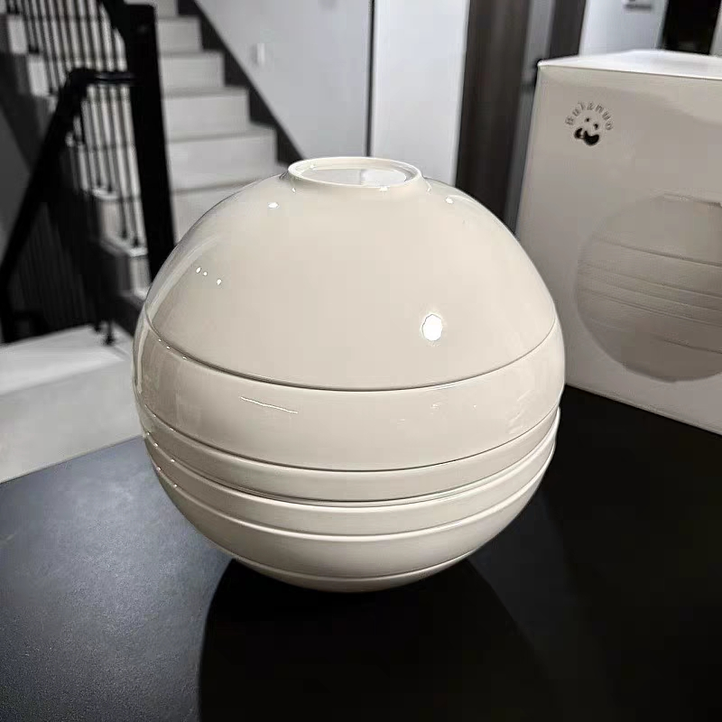 Artistic Sphere Ceramic Dinnerware Set for Stylish Dining