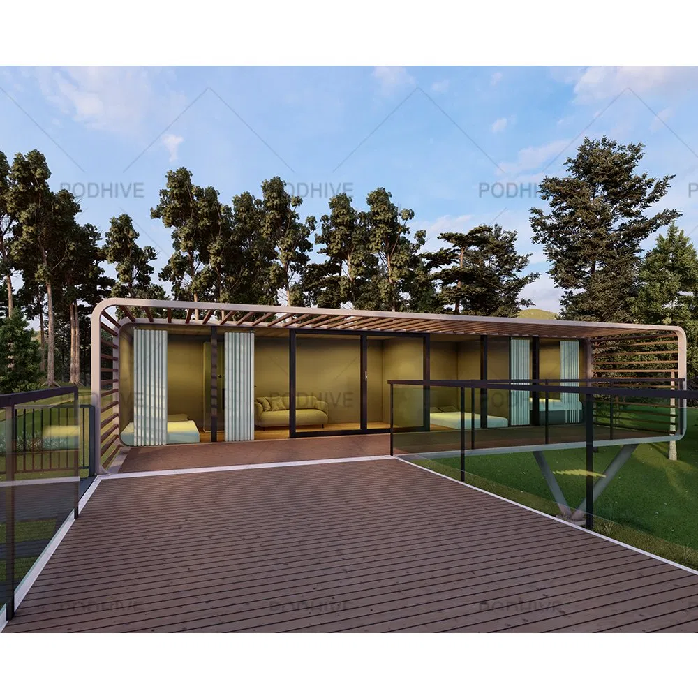 2-Story China's 20FT/40FT Customizable Apple Cabin Modular Homes