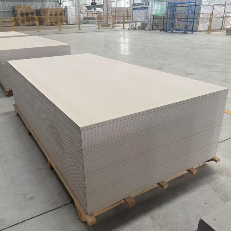 Non Asbestos 6mm 12mm Insulation Gray Wall Slab Construction Plate Calcium Silicate Sandwich Panel Ceiling Sheet Cement Fiber Board for Prefabricated House