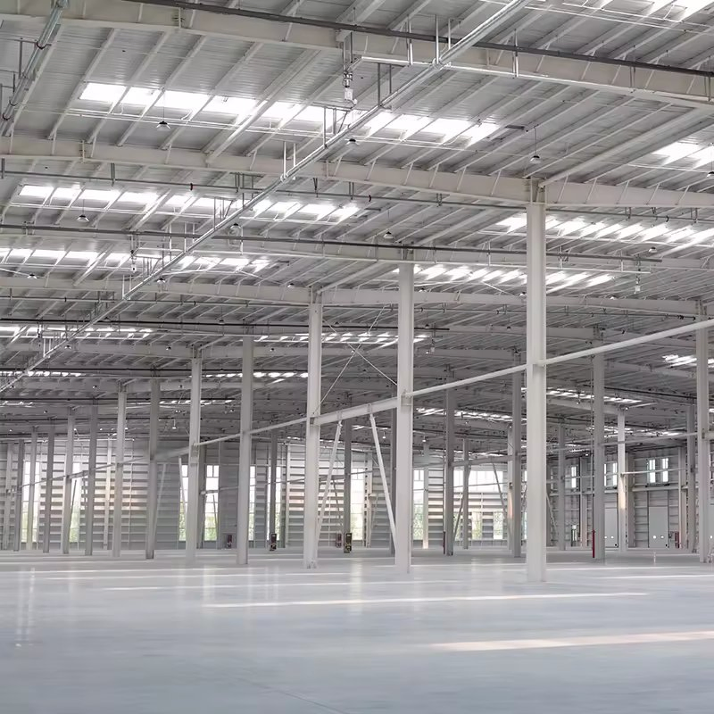 Portal Frame Steel Structure Industrial Shed Warehouse Building Construction