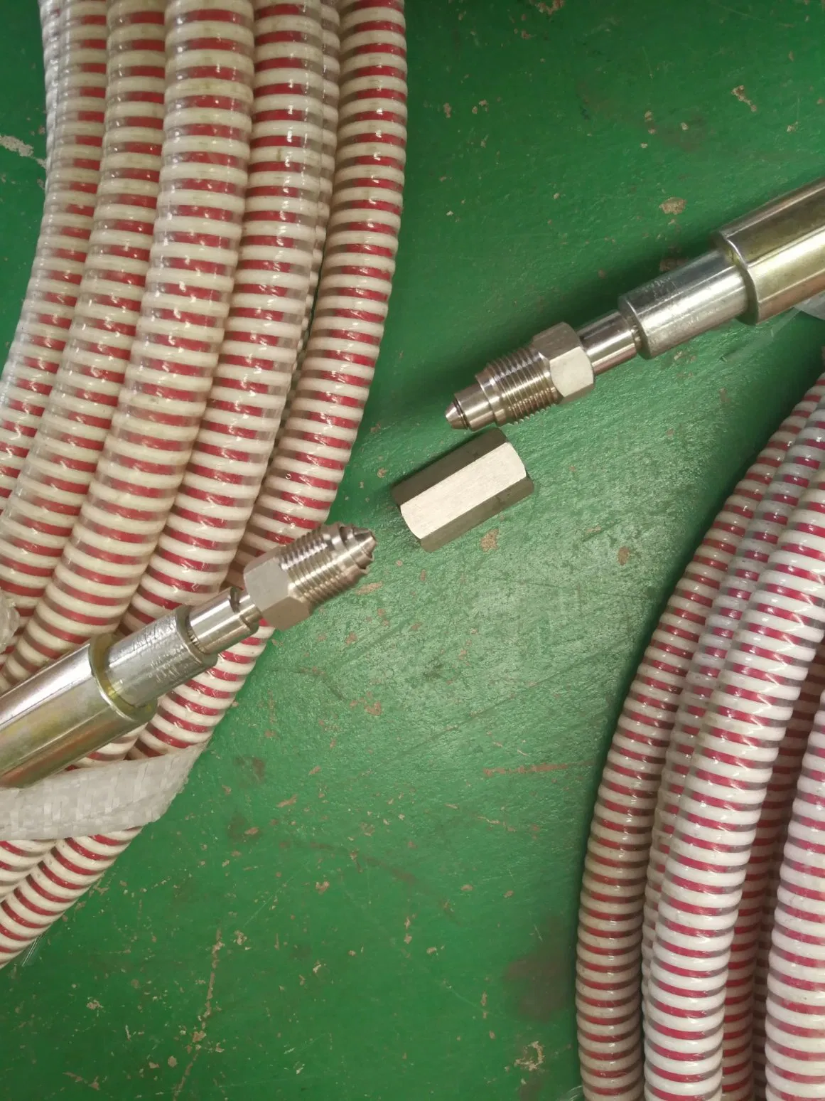 SAE 100 R4 Industrial High Pressure Textile Reinforced Hydraulic Resin Hose with Braided Textile and Helix Steel Wire Reinforce