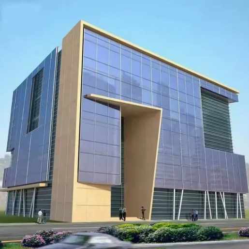 Soundproof Glass Curtain Wall for Urban Buildings