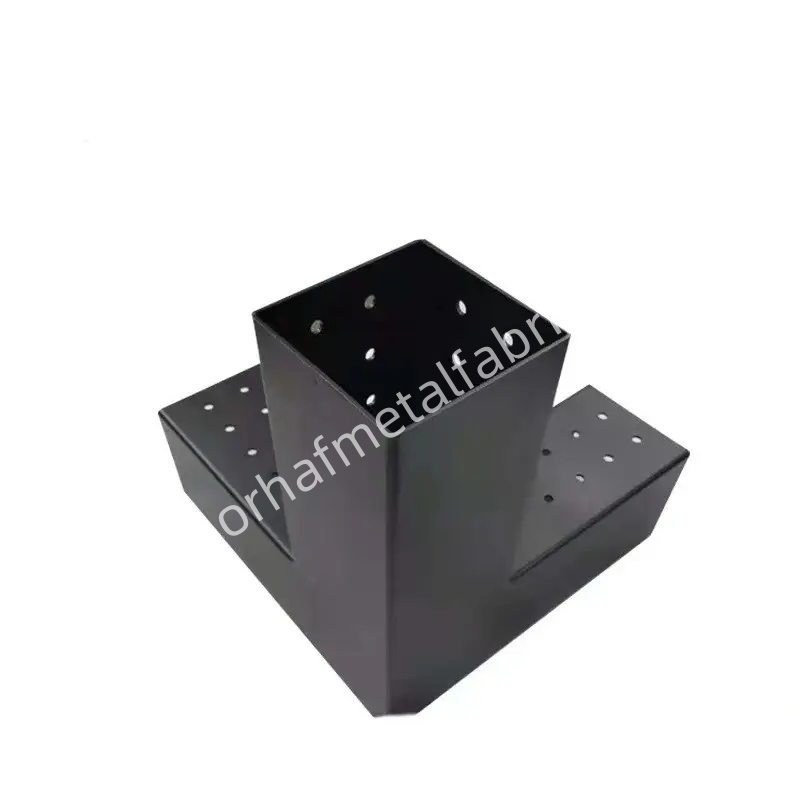 Metal Kit 3way Roof Gable Right Angle Corner Post Base Pergola Bracket