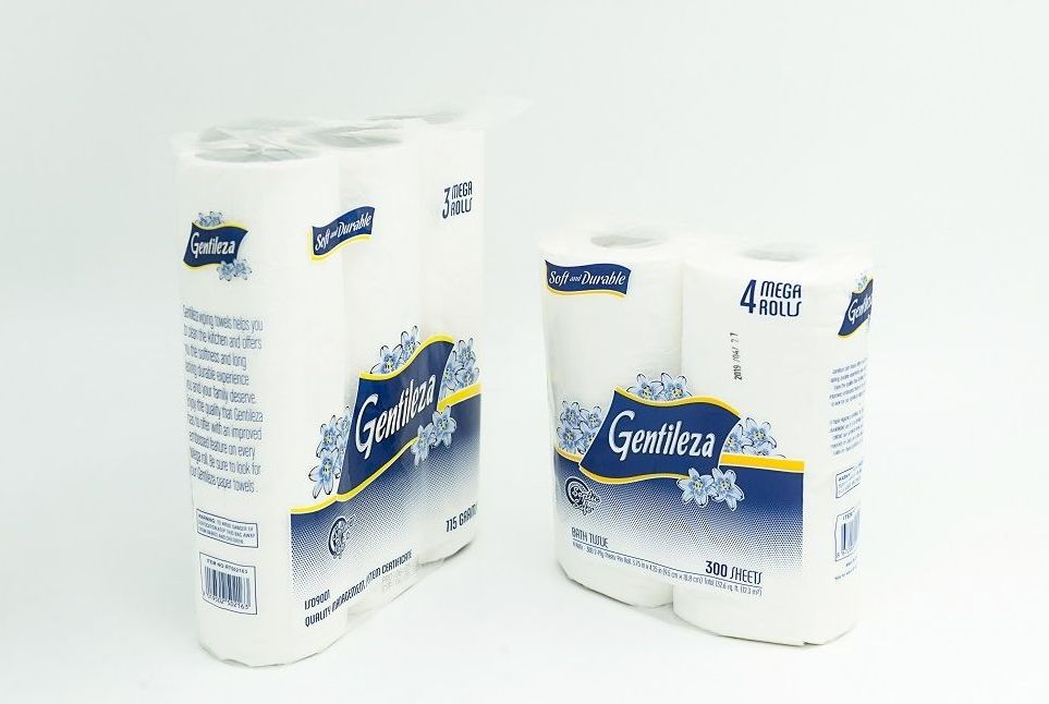 Strong Absorbent Nonresiduable 2 Ply 115g Big Roll Kitchen Paper Towel