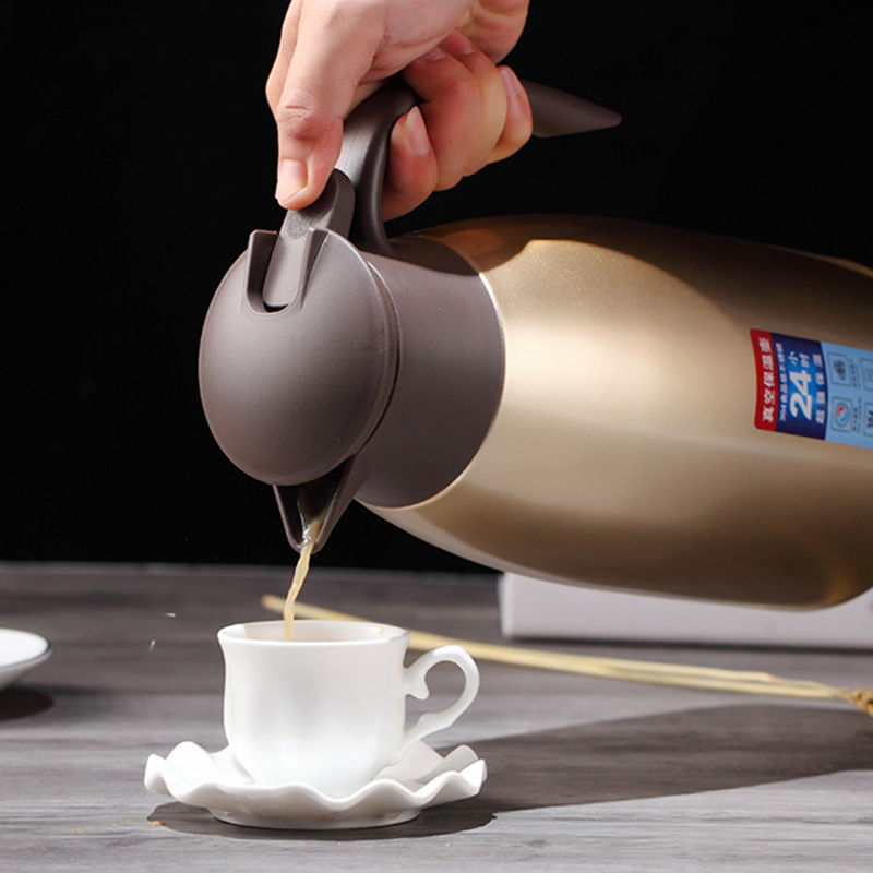 304 Stainless Steel Double-Layer Vacuum 2L Insulation Pot