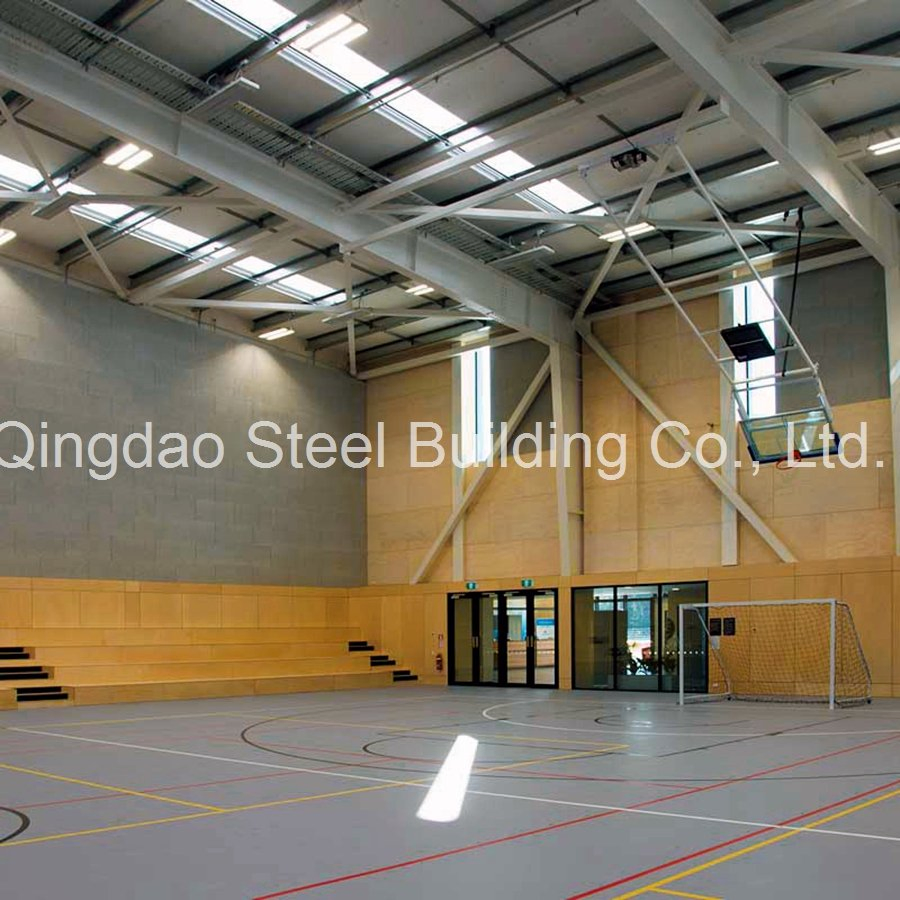 Prefabricated Steel Structure Indoor Badminton Court Steel Structure Football Court Sport Hall