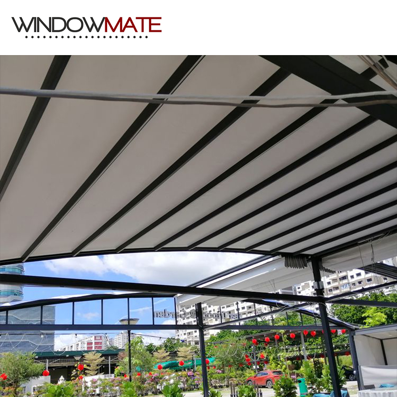 Aluminum Frame Waterproof 100% PVC Fabric Garden Awning