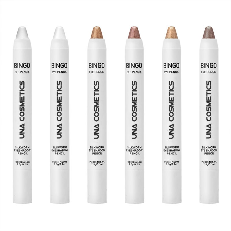 Custom 6 Colors Modified Outline Brightening Eye Makeup Silkworm Eyeshadow Pencil