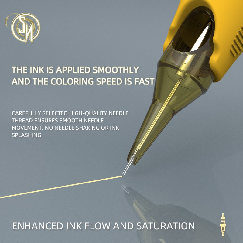 Round Liner Tattoo Needle Factory Professional Premium 20PCS Disposable Tattoo Needle Cartridges