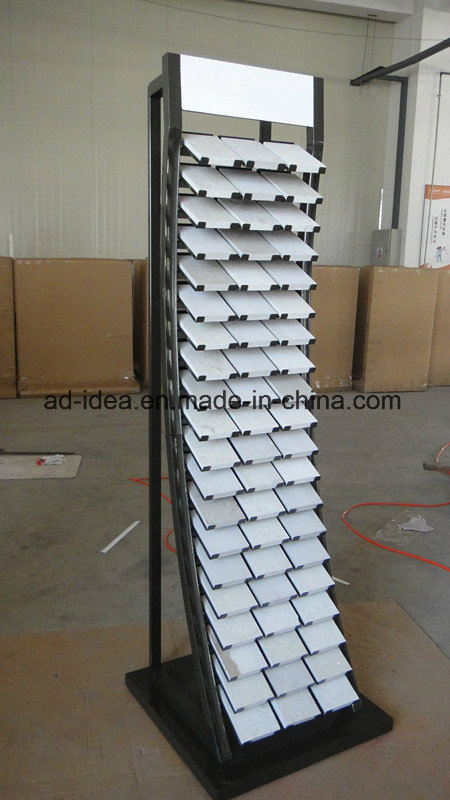 Customize Multi Style Metal Waterfall Tile/Stone/Ceramic Display Stand