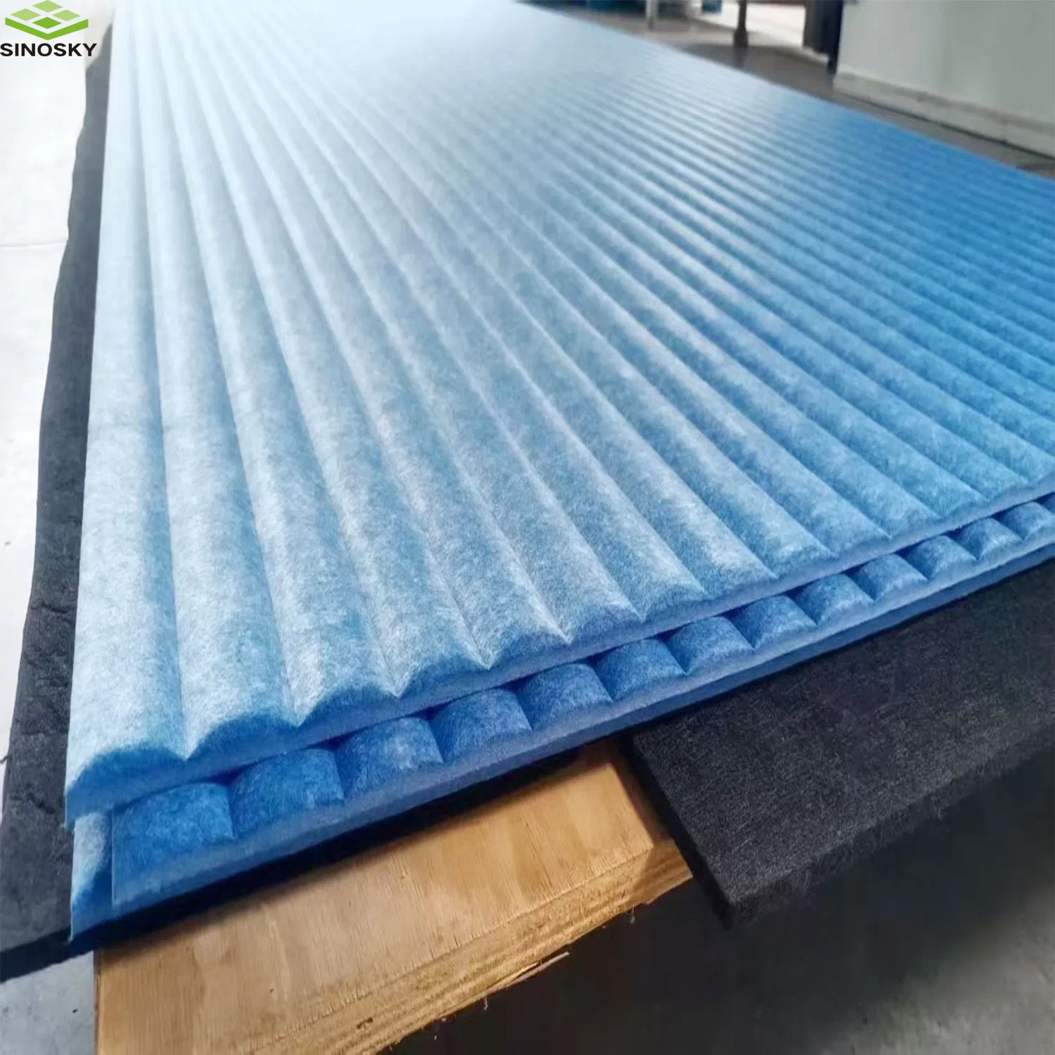 High Density 3D Pet Fiber Decorative Panel for Residential Interior Wall Renovation