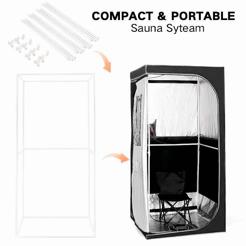 Портативная сауна-палатка для дома с инфракрасным обогревом