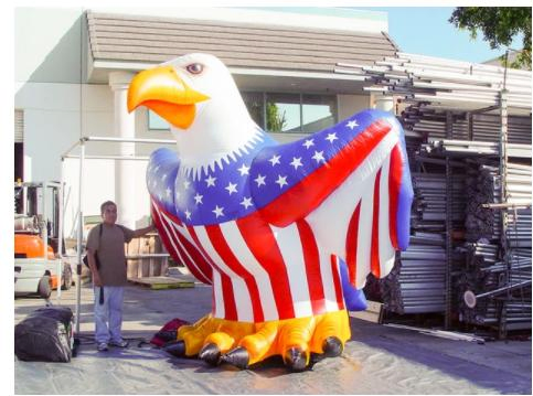 2023 New 25 FT. Giant Inflatable Patriotic American Eagle
