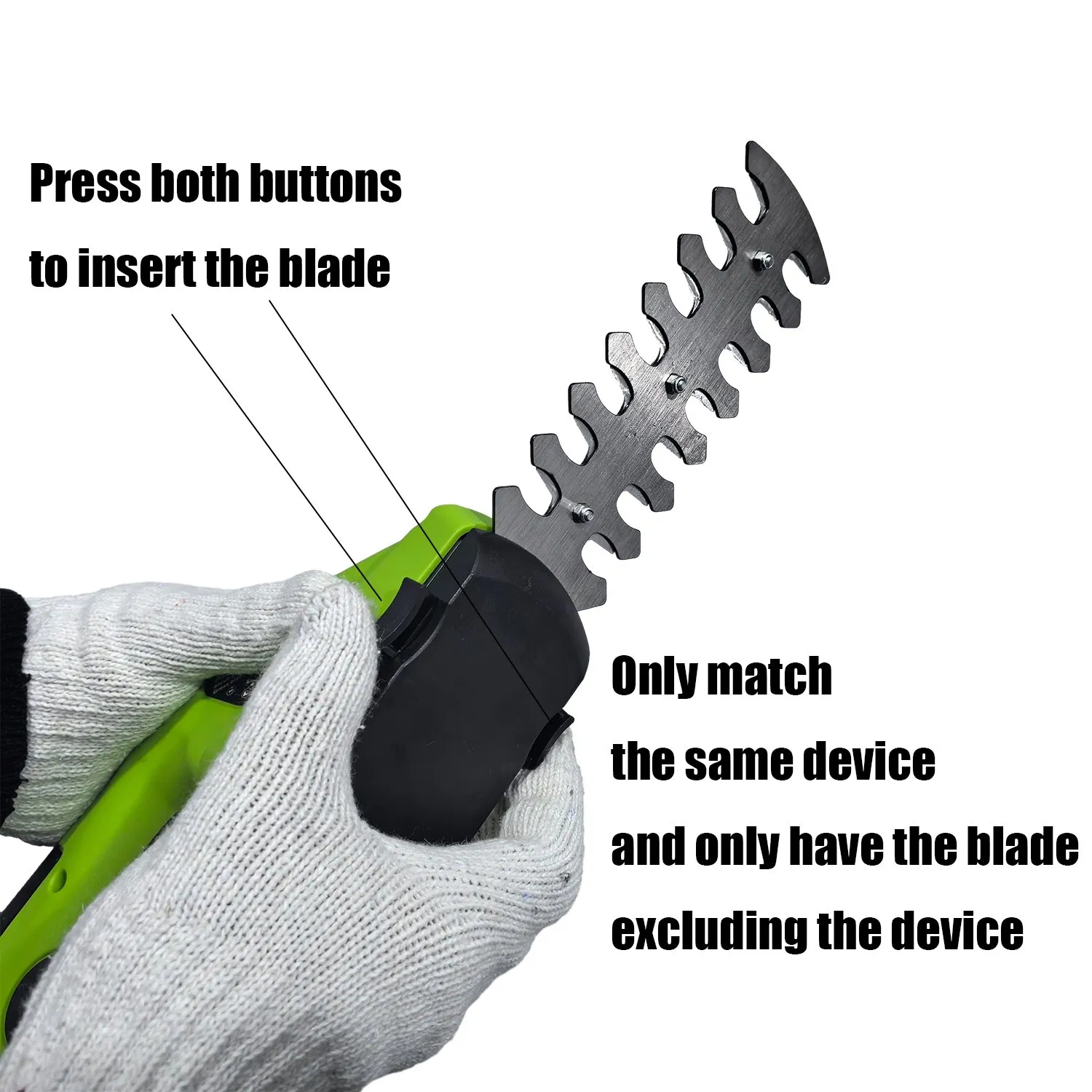 Wholesale Replacement Blade for Cordless Hedge Trimmer Dual-Action